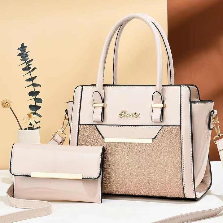 2023 fashion pu leather large capacity women tote bag shoulder alligator ladies handbags set